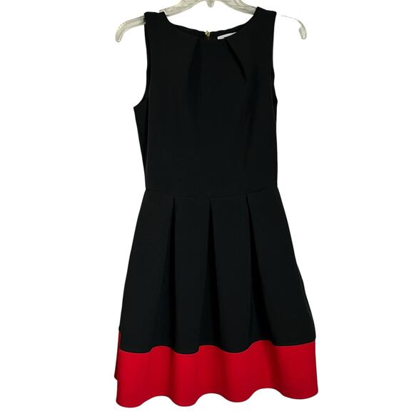 Closet London Fit & Flare Luck Be A Lady  A Line Sleeveless Dress Pockets 4 3011 - Picture 1 of 7